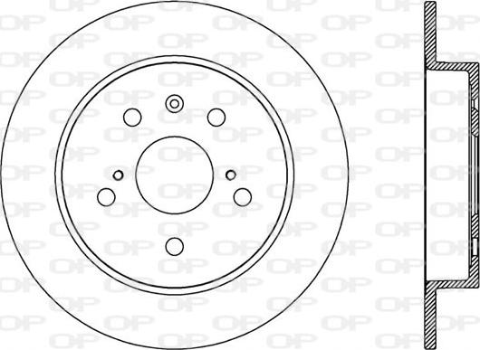 Open Parts BDA2566.10 - Kočioni disk www.molydon.hr