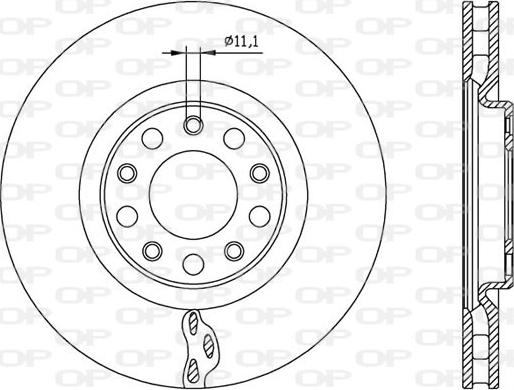 Open Parts BDR2561.20 - Kočioni disk www.molydon.hr