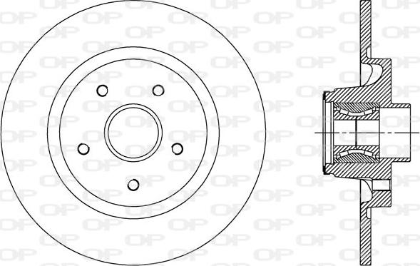 Open Parts BDA2509.30 - Kočioni disk www.molydon.hr