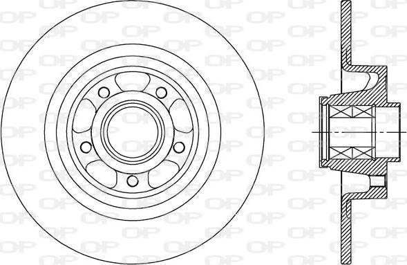 Open Parts BDA2514.30 - Kočioni disk www.molydon.hr