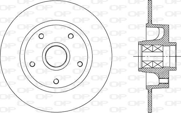 Open Parts BDA2515.30 - Kočioni disk www.molydon.hr