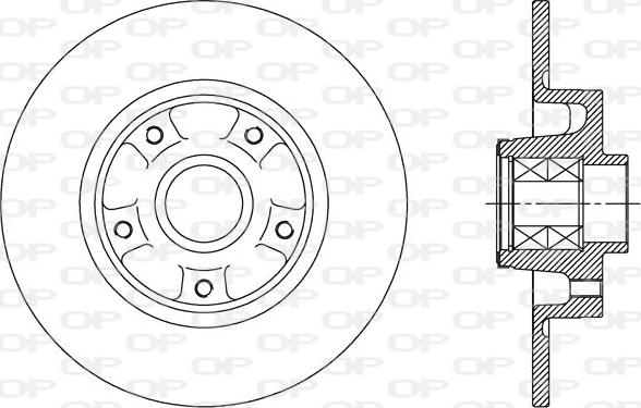 Open Parts BDA2513.30 - Kočioni disk www.molydon.hr