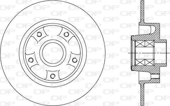 Open Parts BDA2512.30 - Kočioni disk www.molydon.hr