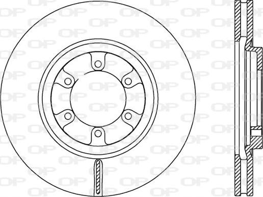 Open Parts BDA2585.20 - Kočioni disk www.molydon.hr