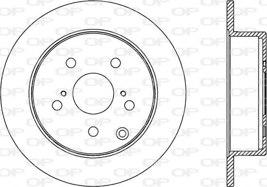 Open Parts BDA2581.10 - Kočioni disk www.molydon.hr