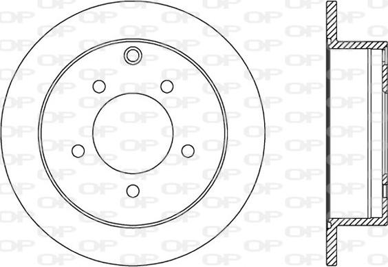 Open Parts BDA2588.10 - Kočioni disk www.molydon.hr