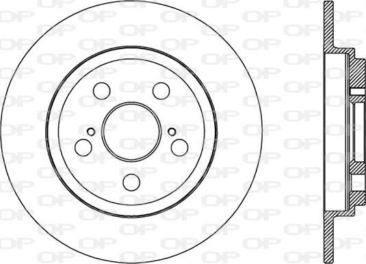 Open Parts BDA2582.10 - Kočioni disk www.molydon.hr