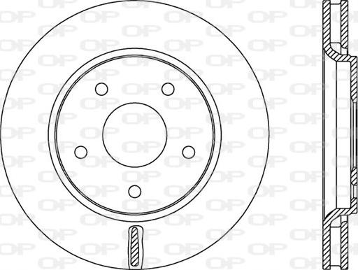 Open Parts BDA2534.20 - Kočioni disk www.molydon.hr