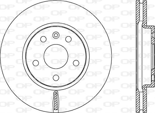 Open Parts BDA2535.20 - Kočioni disk www.molydon.hr