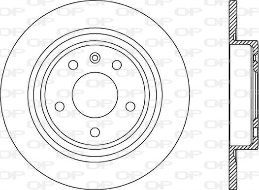 Open Parts BDA2538.10 - Kočioni disk www.molydon.hr