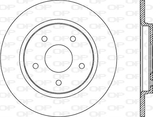 Open Parts BDA2533.10 - Kočioni disk www.molydon.hr