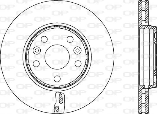 Open Parts BDA2529.20 - Kočioni disk www.molydon.hr