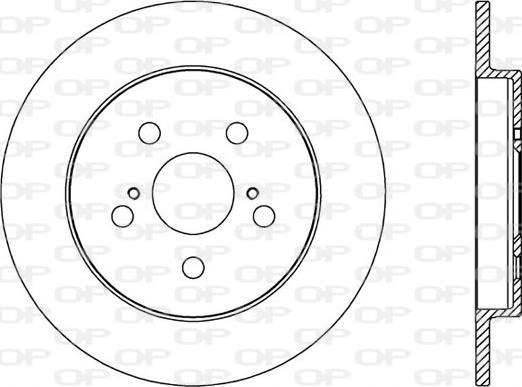 Open Parts BDA2524.10 - Kočioni disk www.molydon.hr