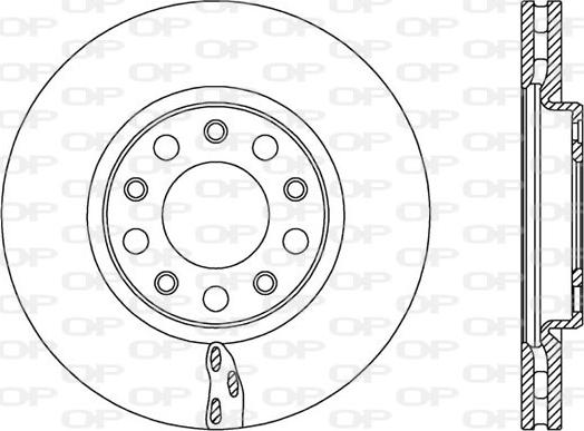 Open Parts BDR2521.20 - Kočioni disk www.molydon.hr