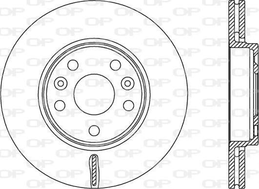 Open Parts BDA2528.20 - Kočioni disk www.molydon.hr