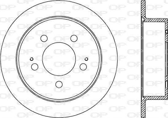 Open Parts BDA2527.10 - Kočioni disk www.molydon.hr