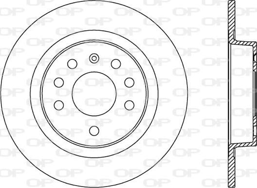 Open Parts BDA2575.10 - Kočioni disk www.molydon.hr