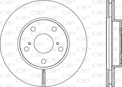 Open Parts BDA2694.20 - Kočioni disk www.molydon.hr