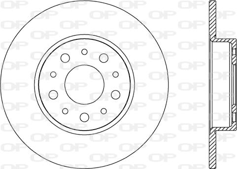 Open Parts BDA2695.10 - Kočioni disk www.molydon.hr