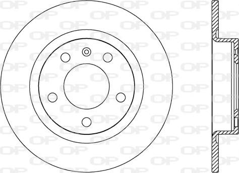 Open Parts BDA2649.10 - Kočioni disk www.molydon.hr