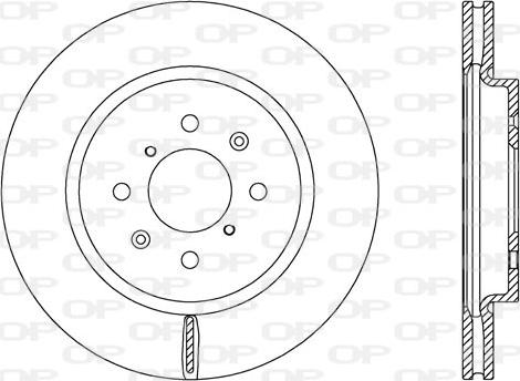 Open Parts BDA2659.20 - Kočioni disk www.molydon.hr