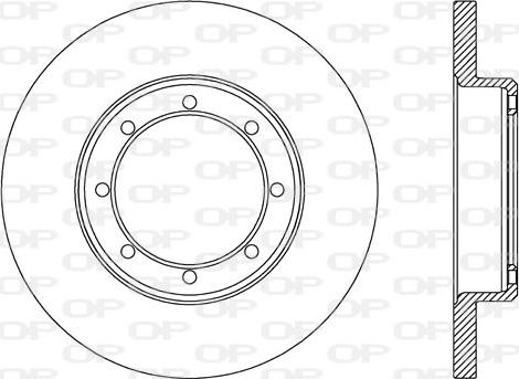 Open Parts BDA2655.10 - Kočioni disk www.molydon.hr