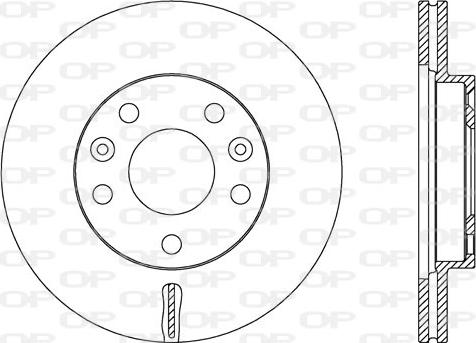 Open Parts BDA2656.20 - Kočioni disk www.molydon.hr