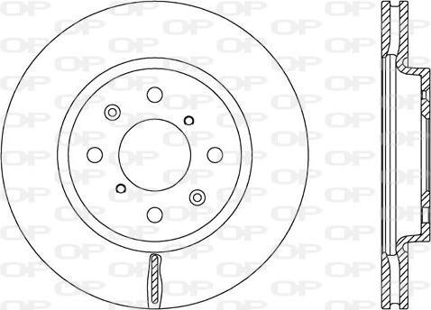 Open Parts BDA2658.20 - Kočioni disk www.molydon.hr