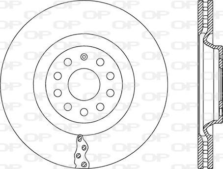 Open Parts BDR2665.20 - Kočioni disk www.molydon.hr