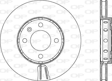 Open Parts BDA2663.20 - Kočioni disk www.molydon.hr