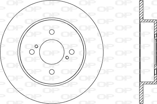 Open Parts BDA2662.10 - Kočioni disk www.molydon.hr