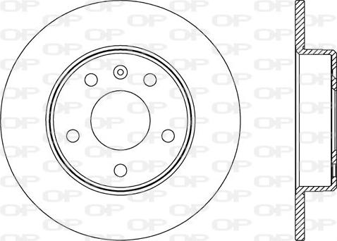 Open Parts BDA2667.10 - Kočioni disk www.molydon.hr