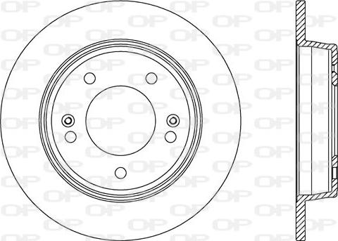 Open Parts BDA2604.10 - Kočioni disk www.molydon.hr