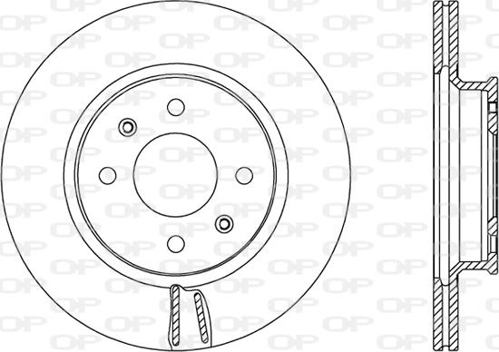 Open Parts BDA2601.20 - Kočioni disk www.molydon.hr