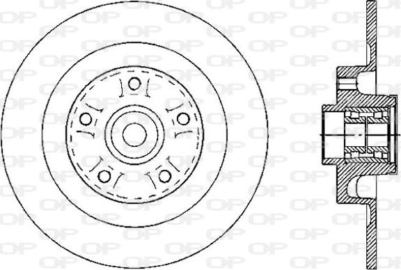 Open Parts BDA2602.30 - Kočioni disk www.molydon.hr