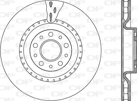 Open Parts BDA2634.20 - Kočioni disk www.molydon.hr