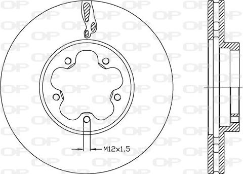 Open Parts BDA2636.20 - Kočioni disk www.molydon.hr