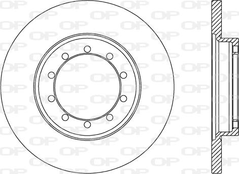 Open Parts BDA2637.10 - Kočioni disk www.molydon.hr