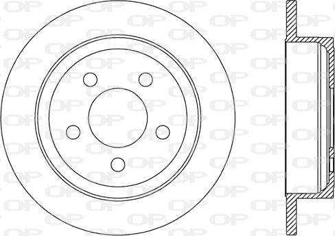 Open Parts BDA2676.10 - Kočioni disk www.molydon.hr