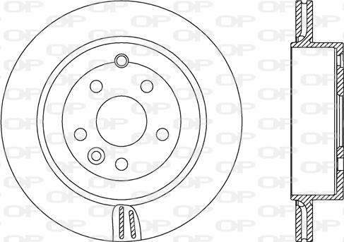 Open Parts BDA2672.20 - Kočioni disk www.molydon.hr