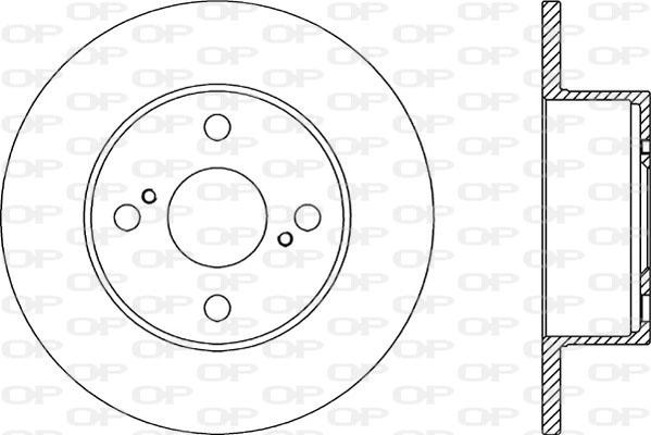 Open Parts BDA2044.10 - Kočioni disk www.molydon.hr