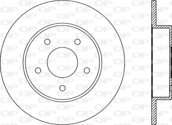 Open Parts BDA2046.10 - Kočioni disk www.molydon.hr