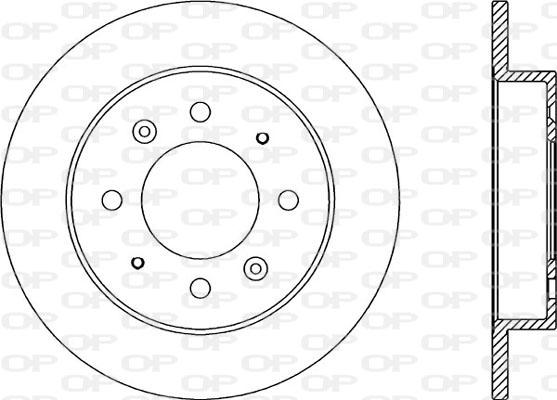 Open Parts BDA2047.10 - Kočioni disk www.molydon.hr