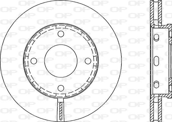 Open Parts BDA2055.20 - Kočioni disk www.molydon.hr