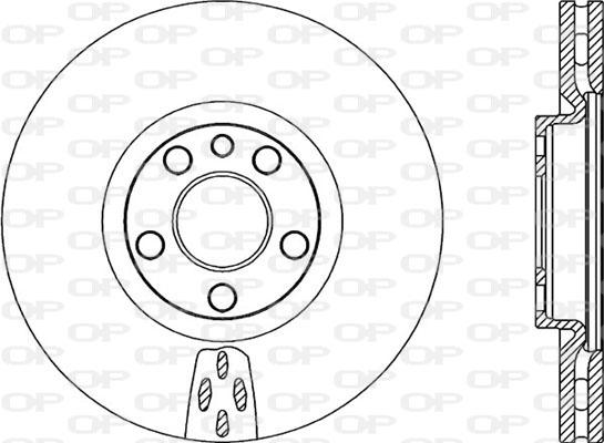 Open Parts BDR2052.20 - Kočioni disk www.molydon.hr