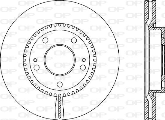 Open Parts BDA2069.20 - Kočioni disk www.molydon.hr