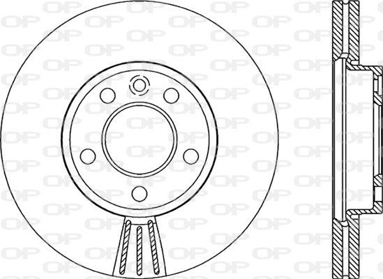 Open Parts BDA2063.20 - Kočioni disk www.molydon.hr