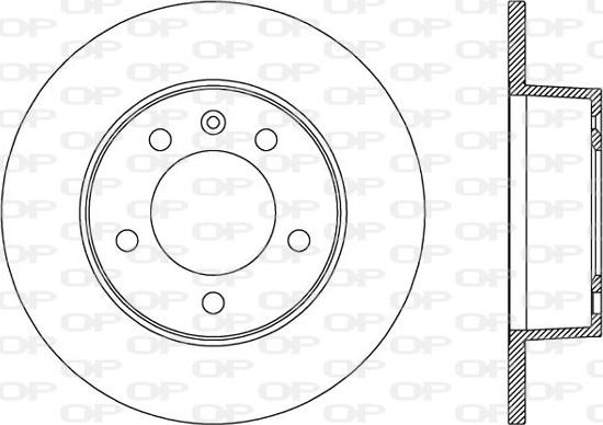 Open Parts BDA2001.10 - Kočioni disk www.molydon.hr