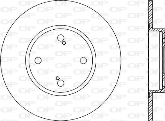 Open Parts BDA2019.10 - Kočioni disk www.molydon.hr