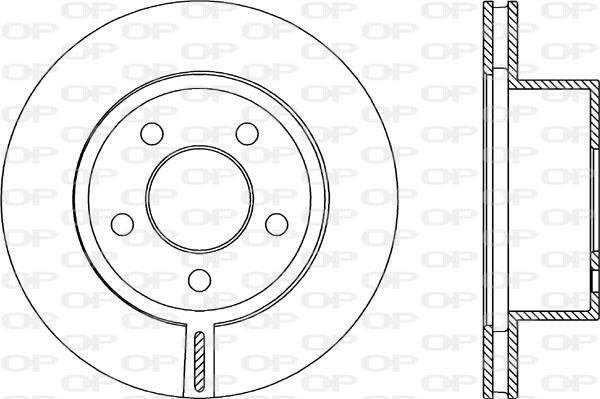 Open Parts BDR2089.20 - Kočioni disk www.molydon.hr